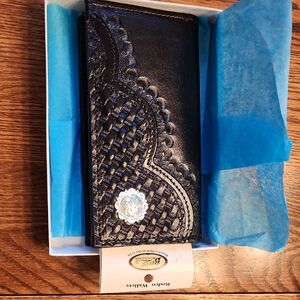 Buffalo Billfolds & Belts Black Leather Wallet